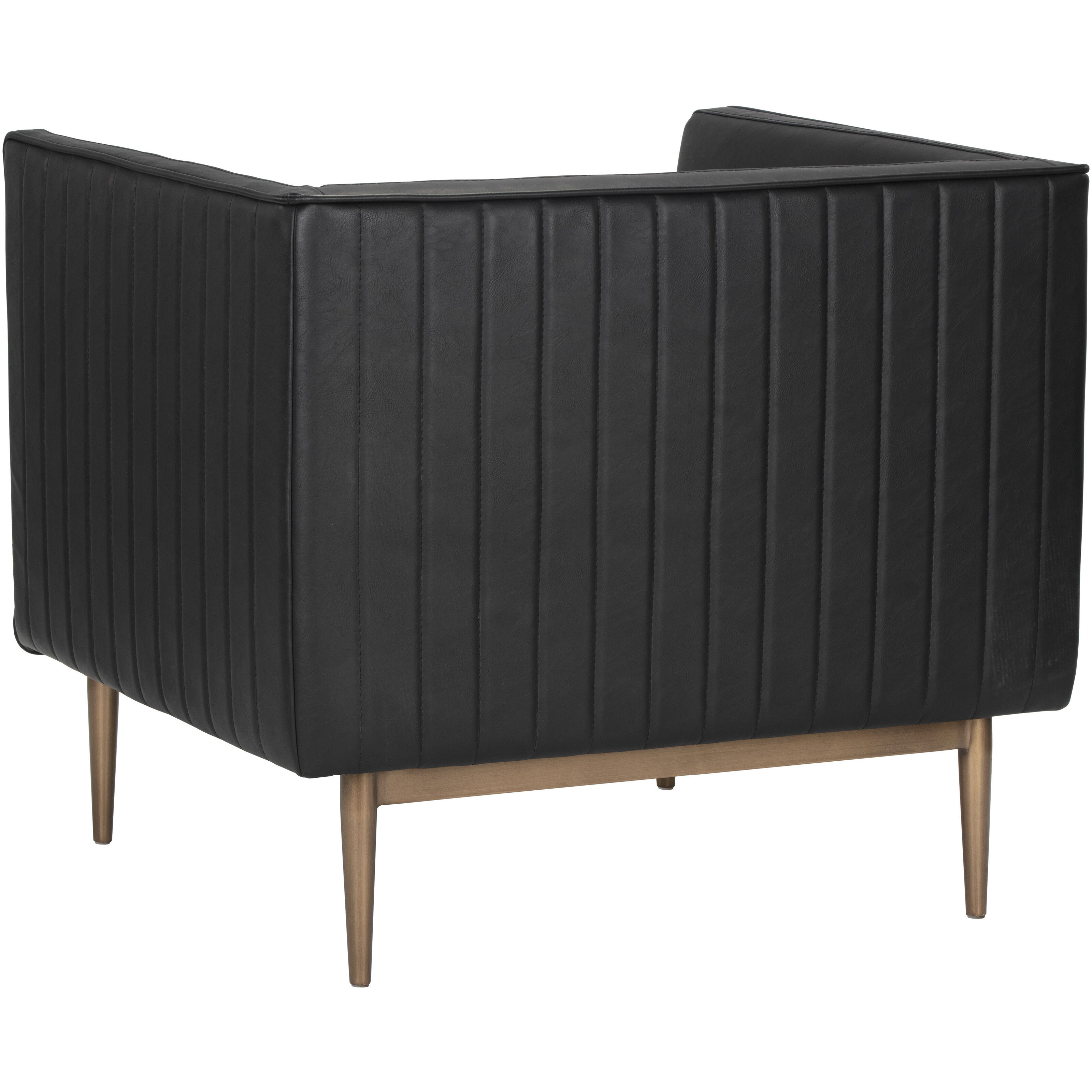 Batavia Vintage Black Armchair